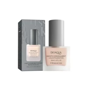 base de maquillaje líquida hidratante con acabado natural, cobertura ligera y efecto retocador