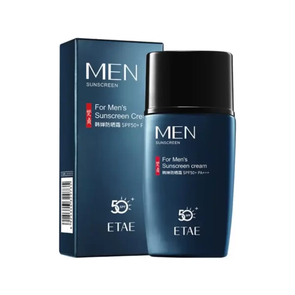 bloqueador solar para hombres con protección UV, hidratación ligera y textura no grasa