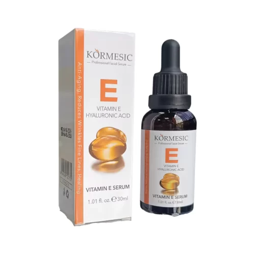 sérum facial con vitamina E para hidratación profunda y efecto antiedad en la piel