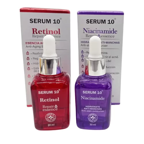 Serum 10 Retinol y Niacinamida – Renovación y Luminosidad Facial