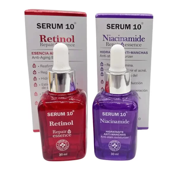 Serum-niacinamida-retinol Serum 10 Retinol y Niacinamida – Renovación y Luminosidad Facial