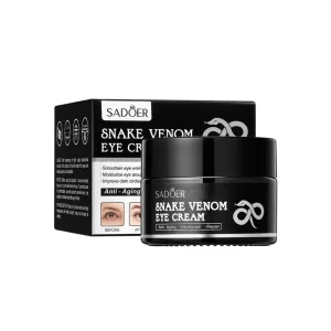crema contorno de ojos con veneno de serpiente para hidratar y reducir arrugas y líneas de expresión