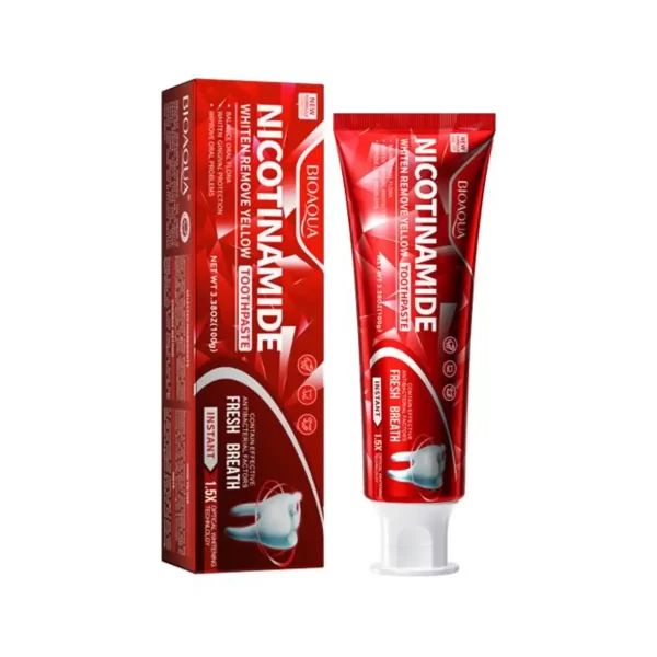 crema dental blanqueadora de arándanos para dientes más blancos y salud bucal completa